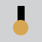 Single slot for straight-laid ribbons